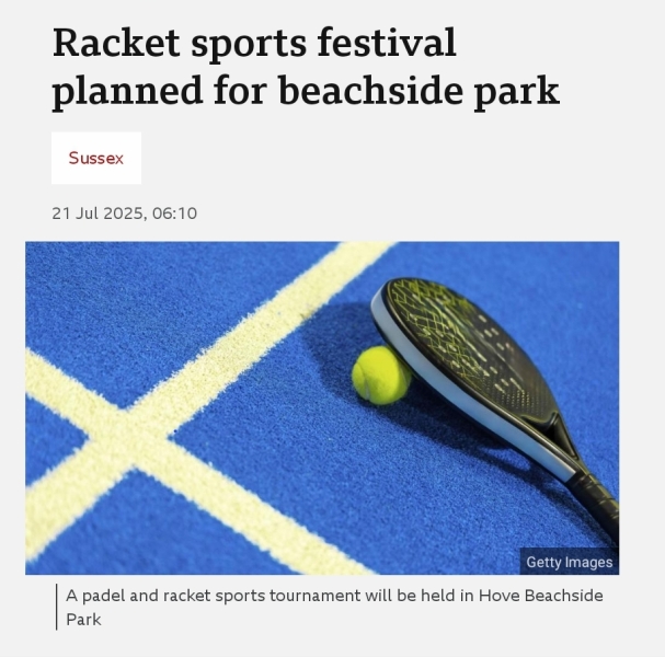 From the BBC'S Sussex news site