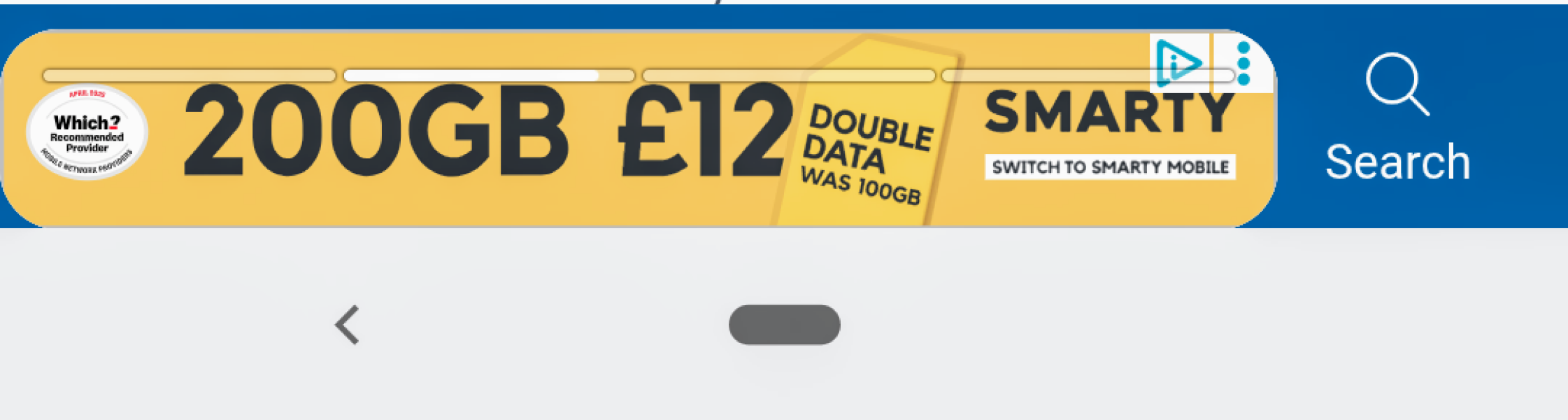 Mini adverts on the scroll bar.