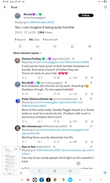 NHS Fife tries to silence nurse - Sandie Peggie vs NHS Fife Health Board and Dr Beth Upton - thread #44