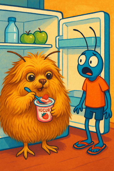 Gussies Grips' Grandfather. Door to door merkin salesman.