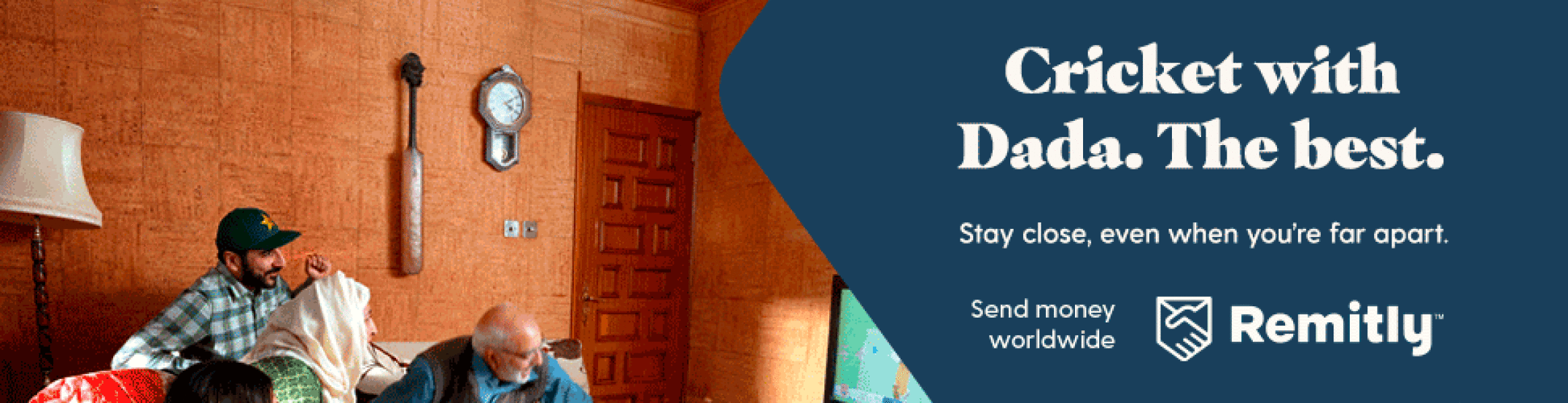 Chai advert covering screen