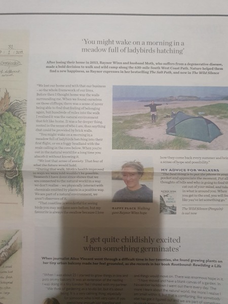 Thread 4: To feel disappointed after reading this in The Observer about the author and her husband from The Salt Path book and film?