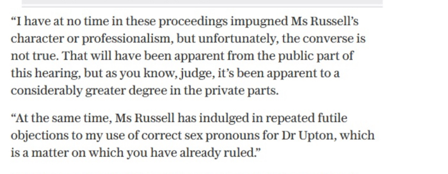 NHS Fife tries to silence nurse - Sandie Peggie vs NHS Fife Health Board and Dr Beth Upton - thread #41