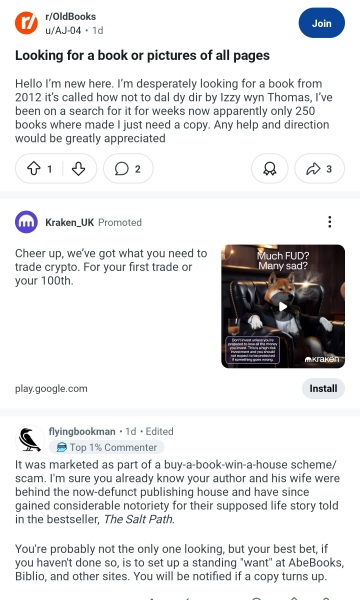 Thread 8: To feel disappointed after reading this in The Observer about the author and her husband from The Salt Path book and film?