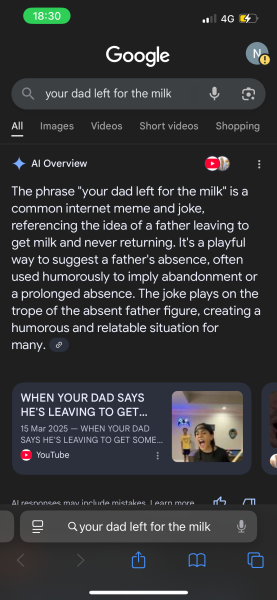 Other kids asking about absent father