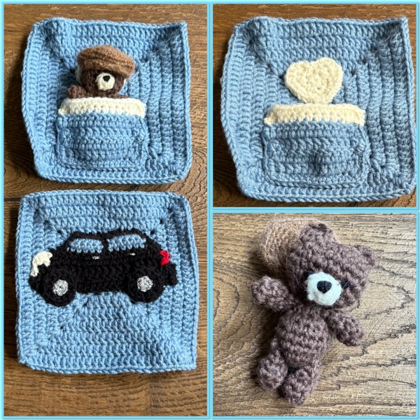 Woolly Hugs. Desperately sad news we are afraid. Making a Blanket for lovely Swashbuckled whose son has tragically died.