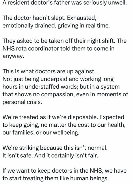 To think the BMA have misjudged with another doctor's strike?