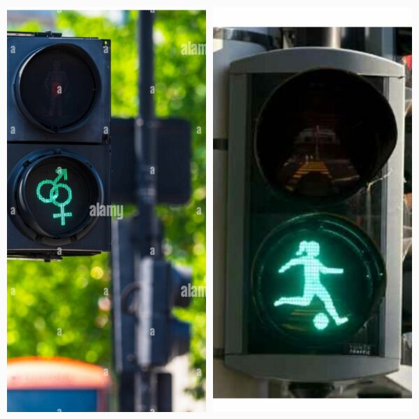 Green man or person?
