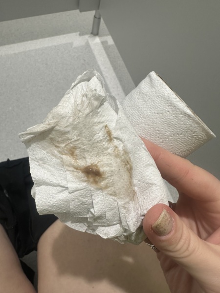 Brown discharge at 9 weeks pregnant