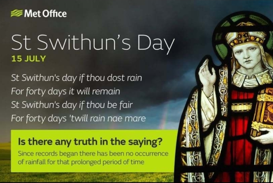 LASHING RAIN ON ST. SWITHIN’S DAY