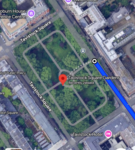 Quiet spots in Central London
