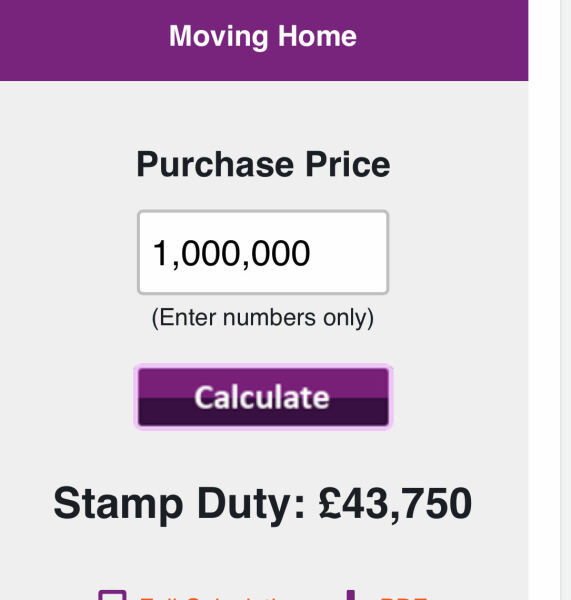 What's the reason for stamp duty?