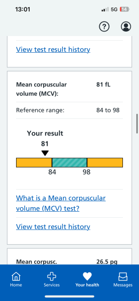 Blood test results. Help please.