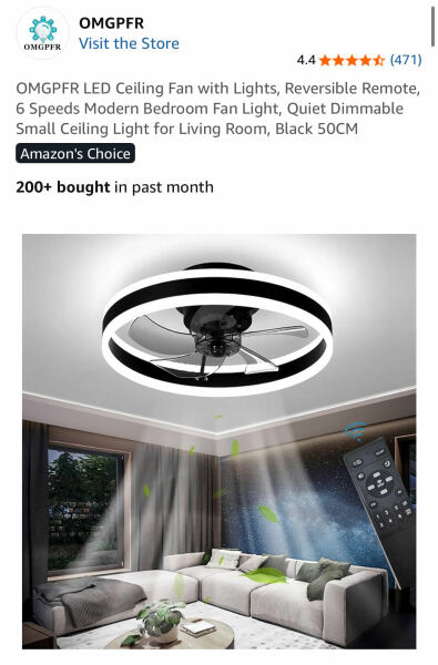 Ceiling fan recommendations