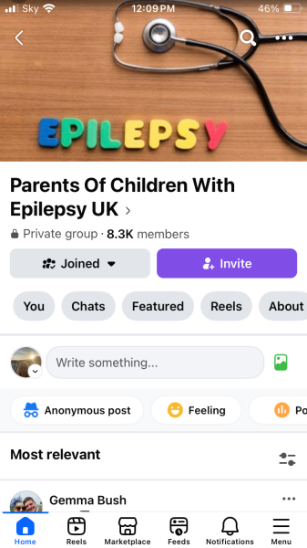 Child diagnosed with Epilepsy frightened and confused