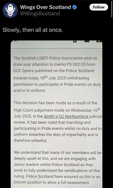 Linzi Smith is granted Judicial Review over police participation in Pride