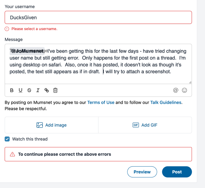 Please correct the following errors