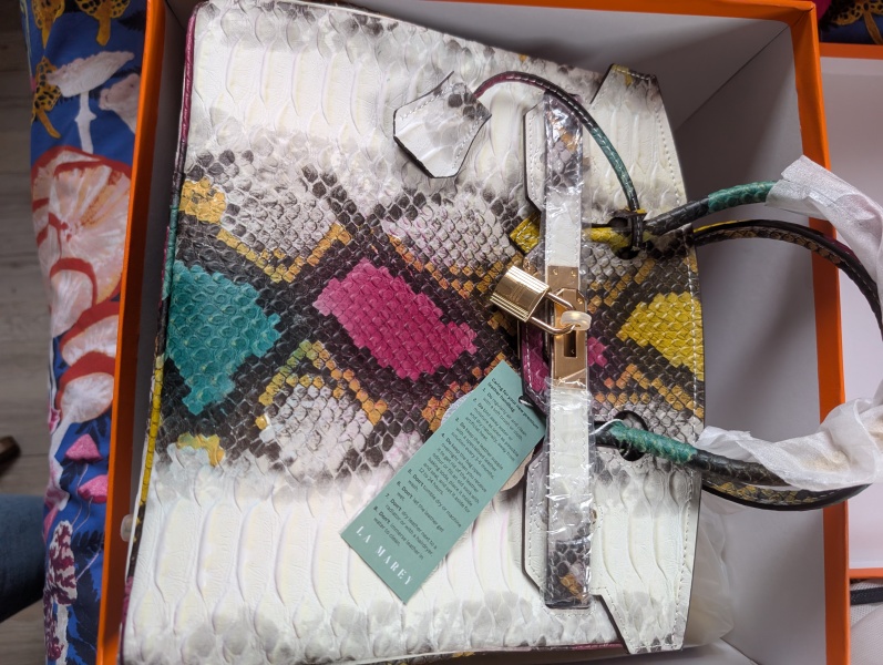 La Marey Python Handbag - what am I not getting here?