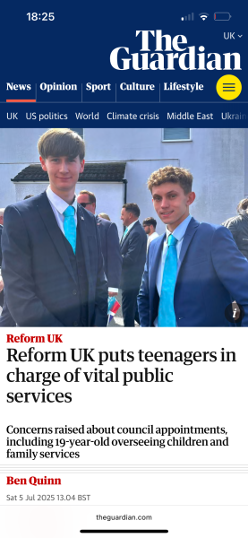 Reform puts teenagers in charge of vital public services