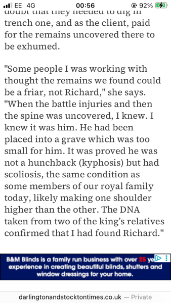 To think Richard III blatantly killed the Princes in Tower?