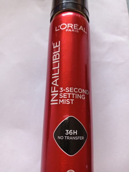 L'Oréal Infallible 3 second setting most (pic)