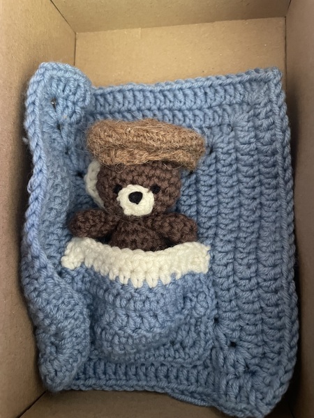 Woolly Hugs. Desperately sad news we are afraid. Making a Blanket for lovely Swashbuckled whose son has tragically died.