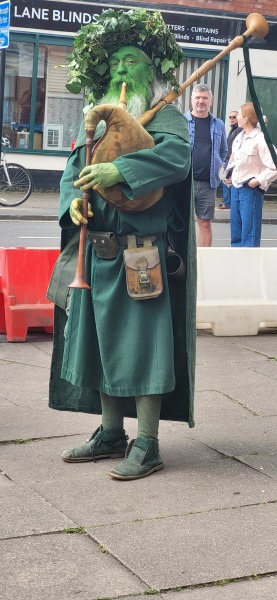 Green man or person?