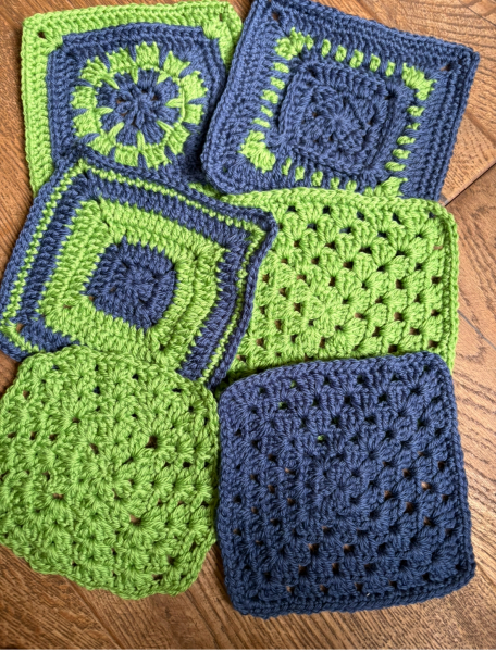 Woolly Hugs. Desperately sad news we are afraid. Making a Blanket for lovely Swashbuckled whose son has tragically died.