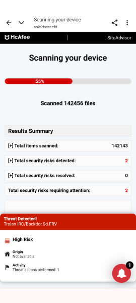 Dangerous Site Warning