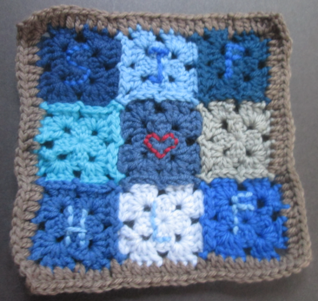 Woolly Hugs. Desperately sad news we are afraid. Making a Blanket for lovely Swashbuckled whose son has tragically died.