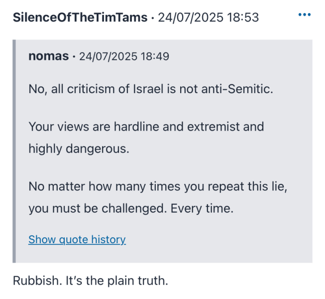 To think there are very few allies against Anti-Semitism?
