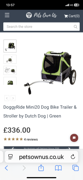 Please recommend a dog buggy/stroller