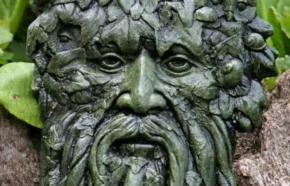 Green man or person?