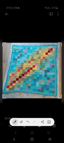 Has anyone made a temperature blanket?