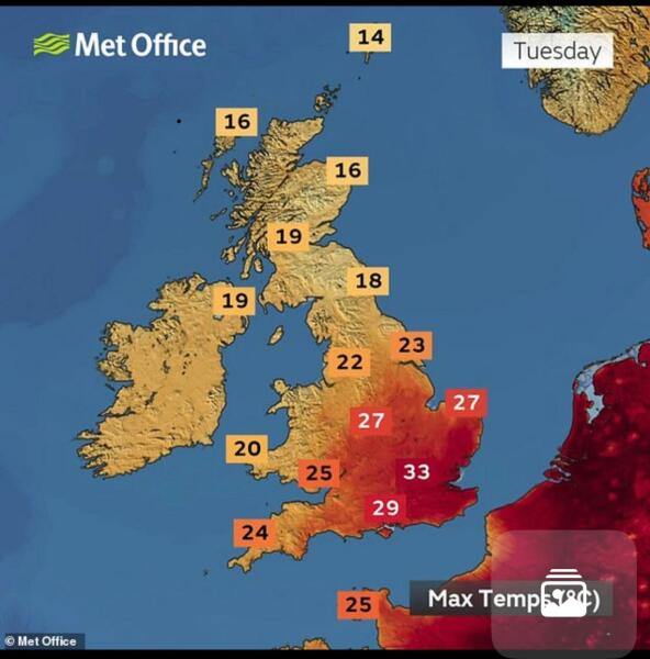 How are you enjoying the 'UK' heatwave?