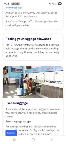 TUI Baggage - does weight even if I take 3 cases instead of 4?