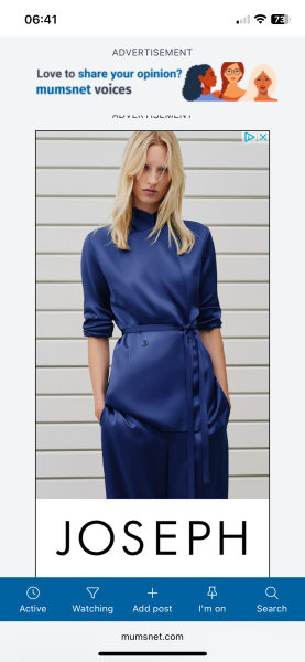 Can Anyone ID This Joseph Dress From a Recent Mumsnet Ad?