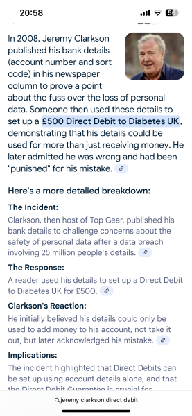 Is giving bank details risky?