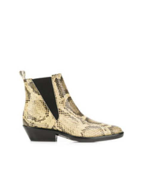 Snakeskin ankle boots - what would you wear with them?