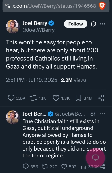 Christian town in west bank attacked and burned