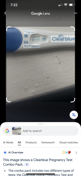 Faint line or indent?