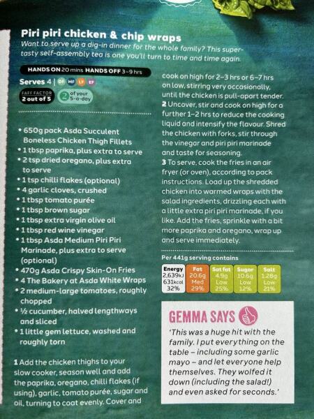 Anyone have the free Asda magazine handy?