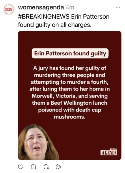 Mushroom murderer guilty