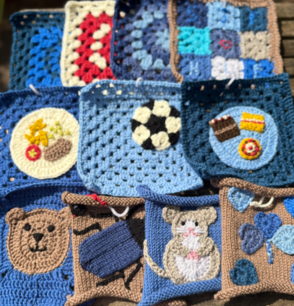 Woolly Hugs. Desperately sad news we are afraid. Making a Blanket for lovely Swashbuckled whose son has tragically died.