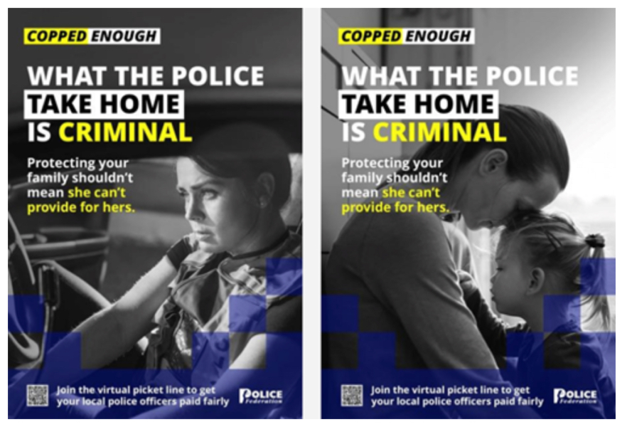 Police federation adverts.