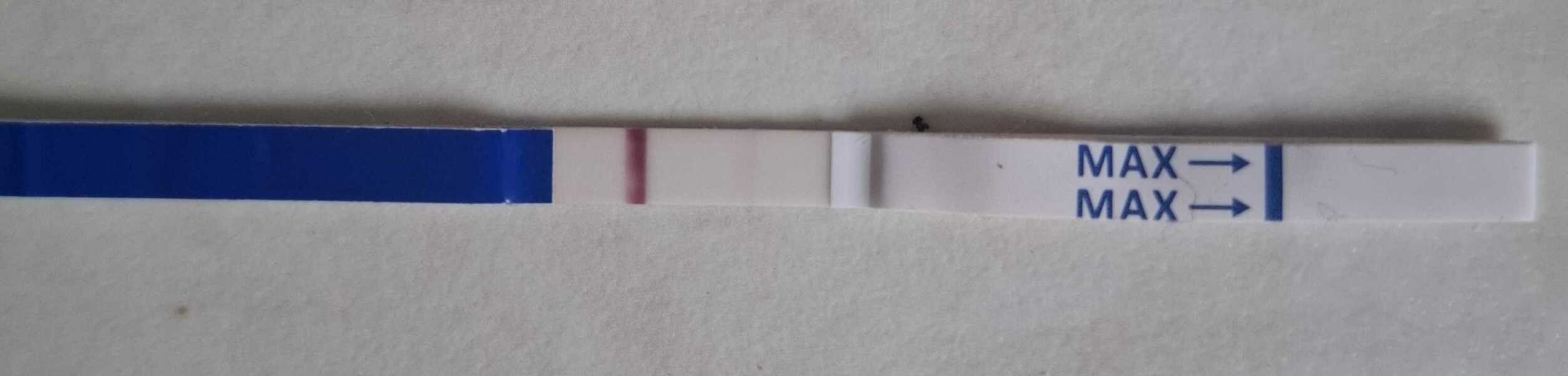 Started period but possible faint positive - what does this mean?