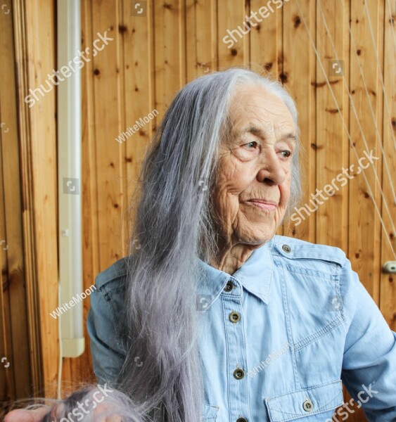 To wear my hair long at 40