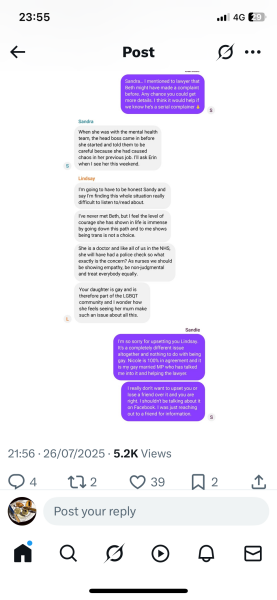 NHS Fife tries to silence nurse - Sandie Peggie vs NHS Fife Health Board and Dr Beth Upton - thread #43