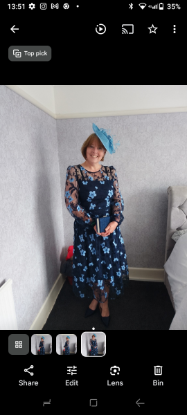 Blue Wedding Guest Dress