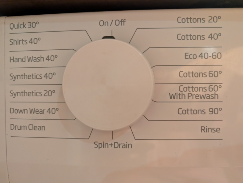 Please help with new washing machine